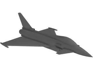 Eurofighter 2000 3D Model