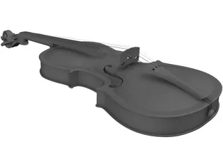 Violin 3D Model