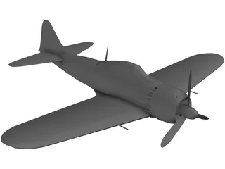 A6M Zero 3D Model