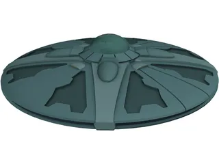 UFO Invader 3D Model