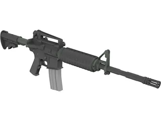 M4A1 Rifle 3D Model