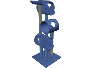 Cat Tree 3D Model