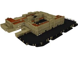 Palace Buckingham 3D Model