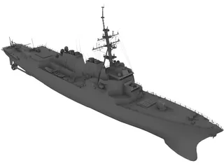 DDG-81 Winston Churchill 3D Model