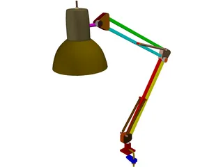 Lamp Gooseneck 3D Model