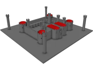 Fortress 3D Model