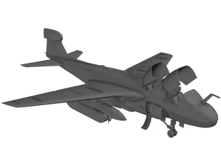 Grumman EA-6B Prowler 3D Model