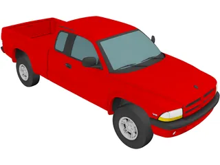 Dodge Dakota Sport (1999) 3D Model