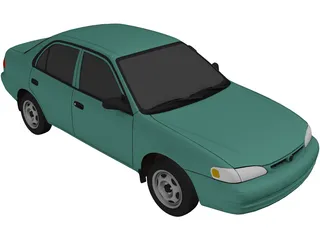 Toyota Corolla (1999) 3D Model