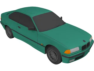 BMW 318i Coupe (1996) 3D Model
