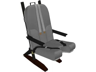 Pilot Seat 3D Model