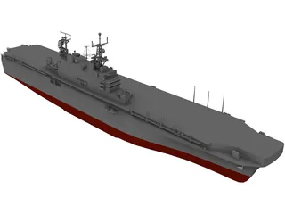 LHA-2 Saipan 3D Model