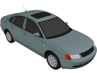 Volkswagen Passat (1999) 3D Model