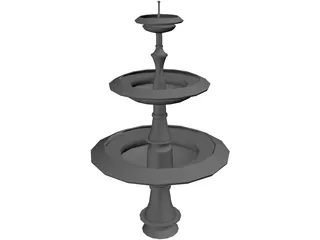 Fountain 3D Model