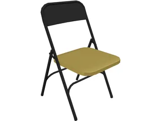 Chair Folding 3D Model