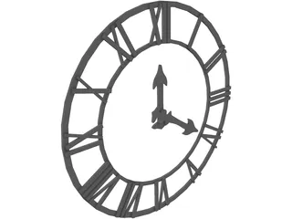 Clock 3D Model