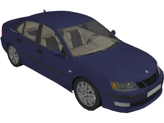 SAAB 9-3 3D Model