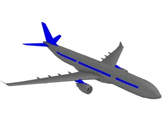 Airbus A330 3D Model