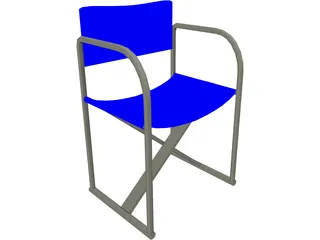 Chair Folding 3D Model