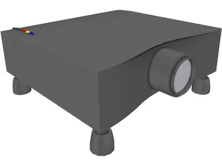 Slide Projector 3D Model