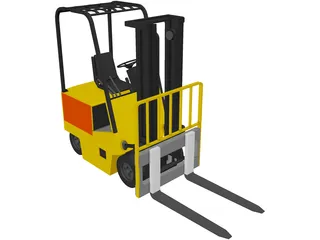 Forklift Yale Yard 3D Model