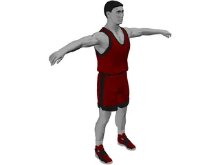 Basketball Player 3D Model