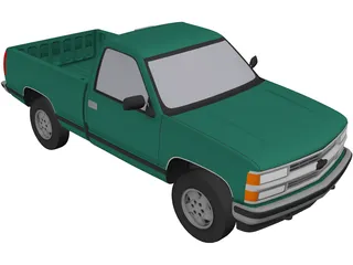 Chevrolet Full-Size Pickup (1994) 3D Model