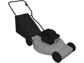 Lawn Mower 3D Model