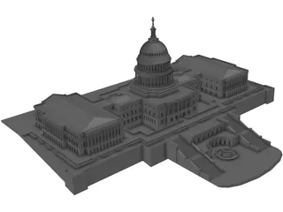 US Capitol Building 3D Model