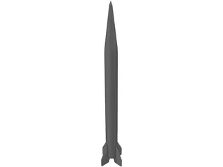 Scud B Missile 3D Model