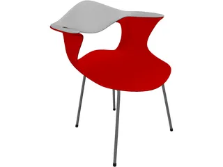 Chair Bluebelle Plastic 3D Model