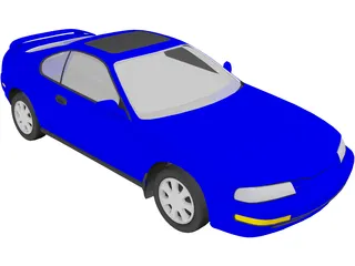 Honda Prelude (1992) 3D Model