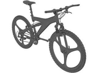 Bike Mountain 3D Model