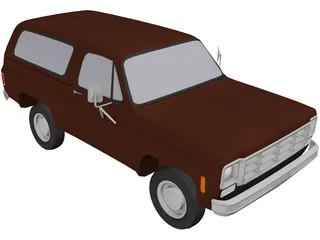 Chevrolet Blazer (1977) 3D Model