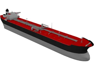 Oil Tanker 3D Model