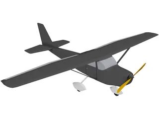 Cessna 172 3D Model