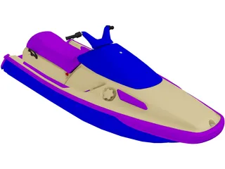 Personal Watercraft 3D Model