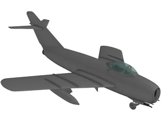 MiG-17 3D Model