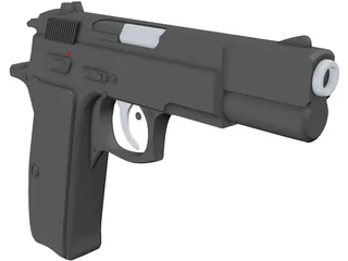 Pistol 3D Model