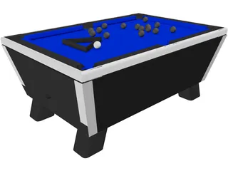 Pool Table 3D Model