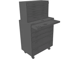 Tool Chest 3D Model