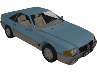 Mercedes-Benz 600 SL 3D Model