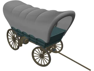 Conestoga Coach 3D Model