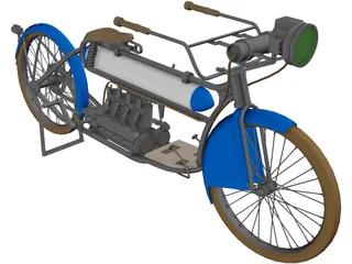 Henderson Model A (1912) 3D Model