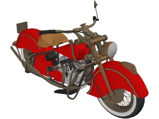 Indian Chief 348 3D Model