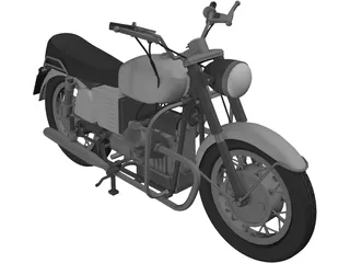 Moto Guzzi 1 3D Model