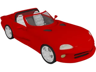 Dodge Viper Concept 3D Model