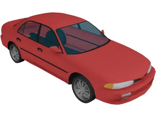 Mitsubishi Galant 3D Model