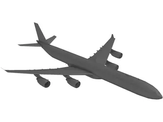 Airbus A340-600 3D Model