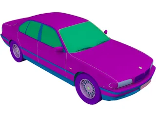 BMW 750i (1995) 3D Model